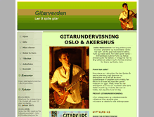Tablet Screenshot of gitarverden.com